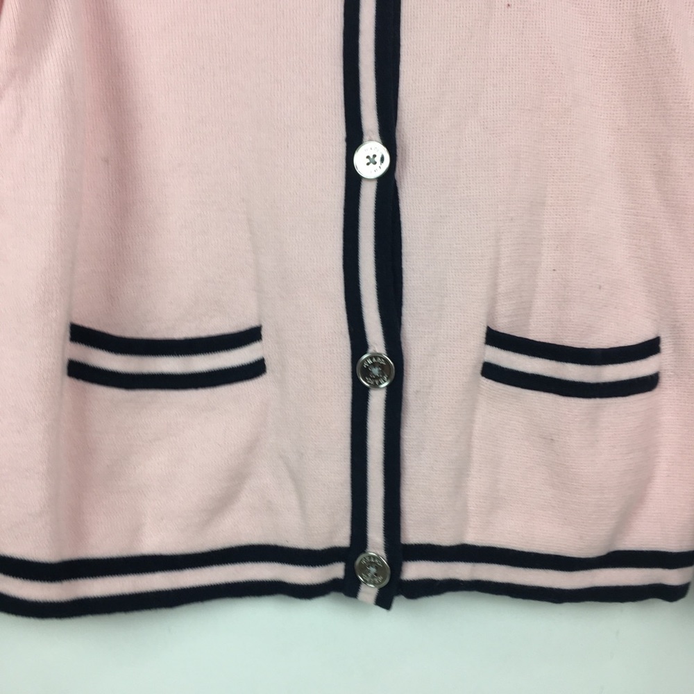 Chaps pastel pink nautical cardigan Sz PL - Picture 3 of 5